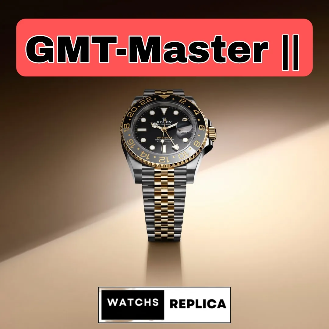 GMT-Mater 18k Gold Rolex for Men and Women